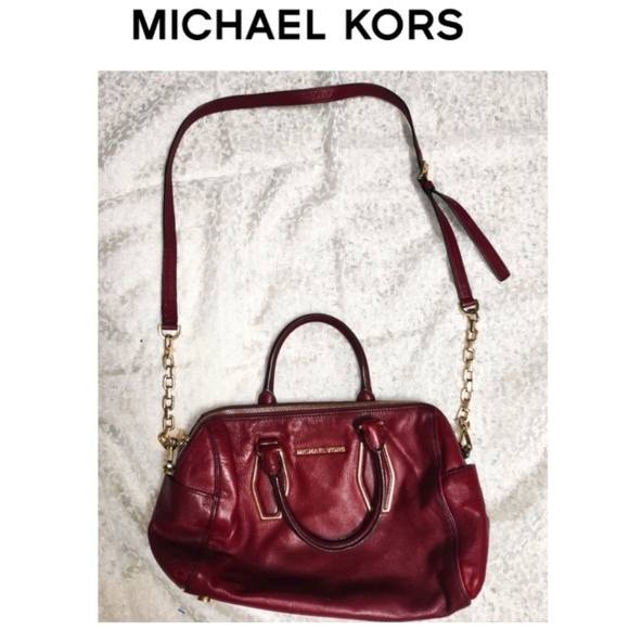 Michael Kors Leather Satchel - Picture 3 of 16